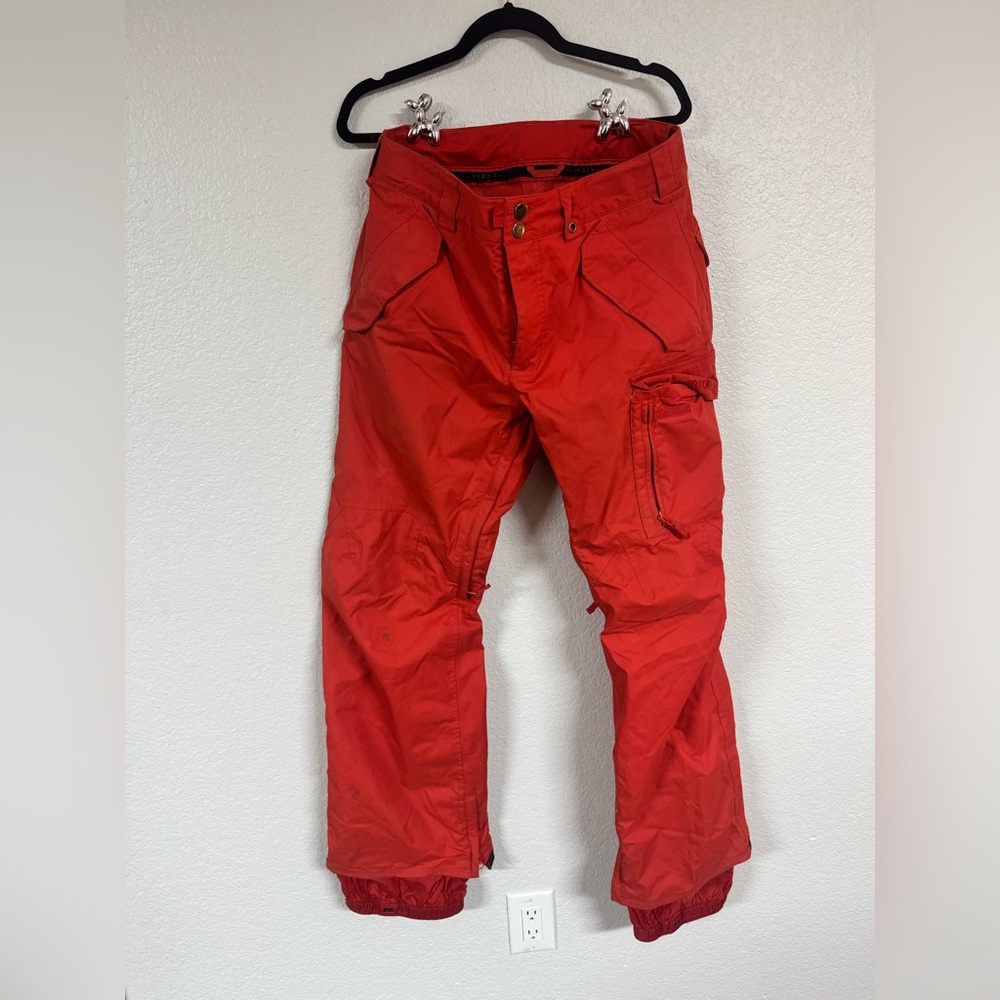 Burton Men's Snowboard Pants Medium Orange